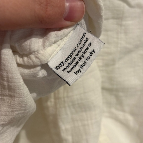 Esby Lily Top in Natural Ivory Organic Cotton - Size Small - Picture 7 of 7